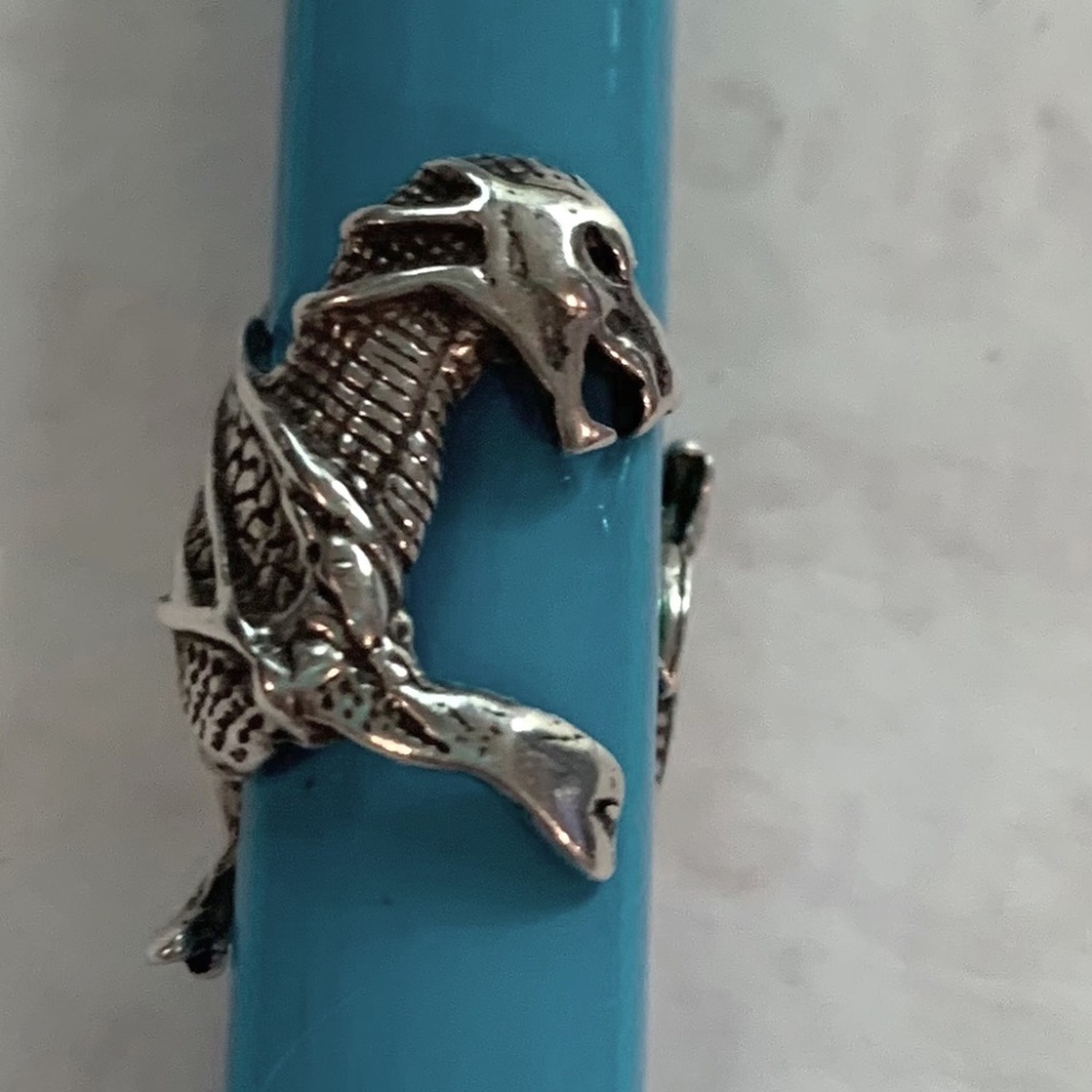 Artisan Handmade" Dragon" Ear cuff(for Right ear) solid sterling